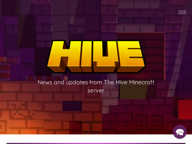 'playhive.com' screenshot