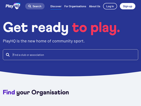 'playhq.com' screenshot