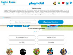 'playmobil.be' screenshot