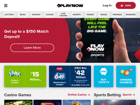 'playnow.com' screenshot