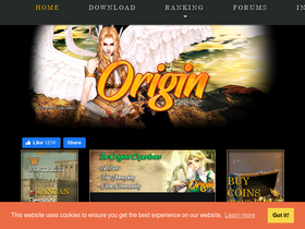 'playorigin.com' screenshot