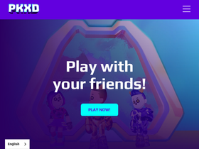 'playpkxd.com' screenshot