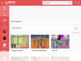 'playretrogames.com' screenshot