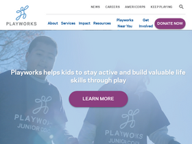 'playworks.org' screenshot