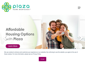 'plazahomemortgage.com' screenshot