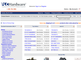 'plchardware.com' screenshot