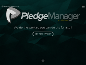 'pledgemanager.com' screenshot