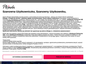 'plejada.pl' screenshot