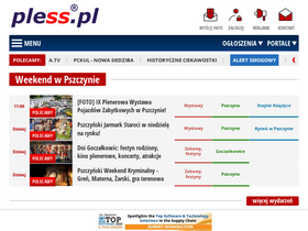 'pless.pl' screenshot