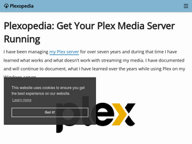 'plexopedia.com' screenshot