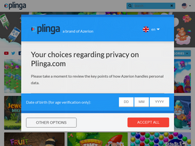 'plinga.com' screenshot