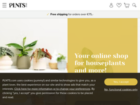 'plnts.com' screenshot