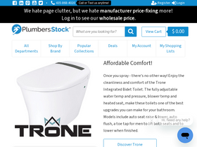 'plumbersstock.com' screenshot