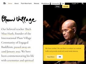 'plumvillage.org' screenshot