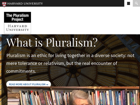 'pluralism.org' screenshot