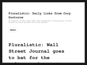 'pluralistic.net' screenshot