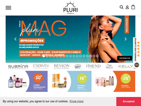 'pluricosmetica.com' screenshot