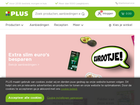 'plus.nl' screenshot