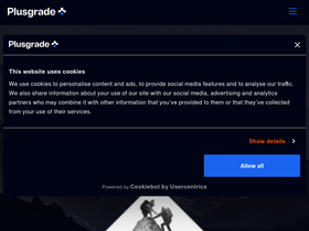 'plusgrade.com' screenshot