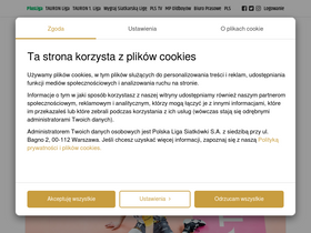 'plusliga.pl' screenshot
