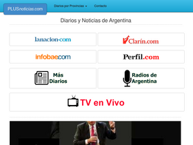 'plusnoticias.com' screenshot