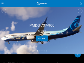'pmdg.com' screenshot