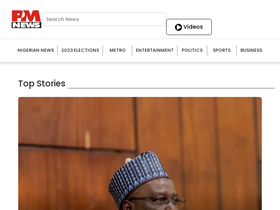 'pmnewsnigeria.com' screenshot