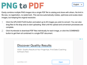 'png2pdf.com' screenshot