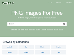 'pngaaa.com' screenshot