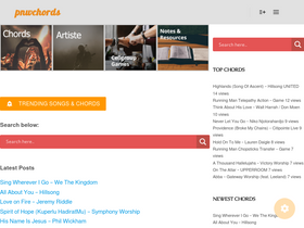 'pnwchords.com' screenshot