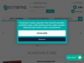 'pocitarna.cz' screenshot