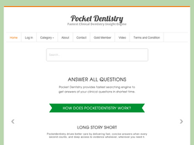 'pocketdentistry.com' screenshot