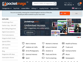 'pocketmags.com' screenshot