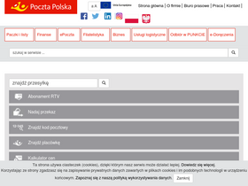'poczta-polska.pl' screenshot