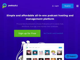 'podcasts.com' screenshot