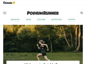 'podiumrunner.com' screenshot