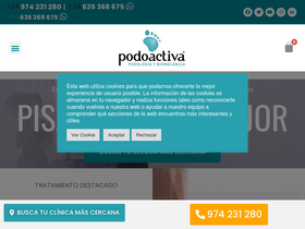'podoactiva.com' screenshot