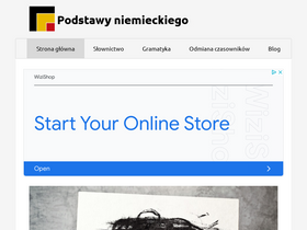 'podstawyniemieckiego.pl' screenshot