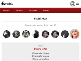 'poematrix.com' screenshot