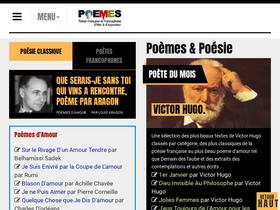 'poemes.co' screenshot