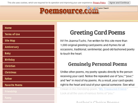 'poemsource.com' screenshot
