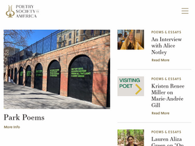 'poetrysociety.org' screenshot