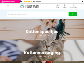 'poezenbazen.nl' screenshot
