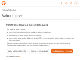 'pohjola.fi' screenshot