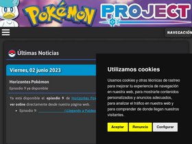 'pokemon-project.com' screenshot