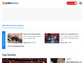 'pokernews.com' screenshot
