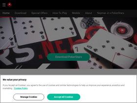 'pokerstars.com' screenshot