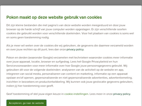 'pokon.nl' screenshot