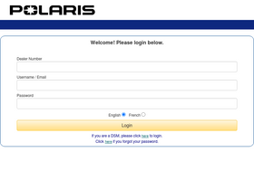 'polarisdealers.com' screenshot