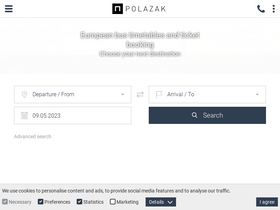 'polazak.com' screenshot